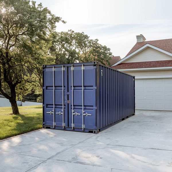 we offer residential storage containers in various sizes to accommodate different storage needs